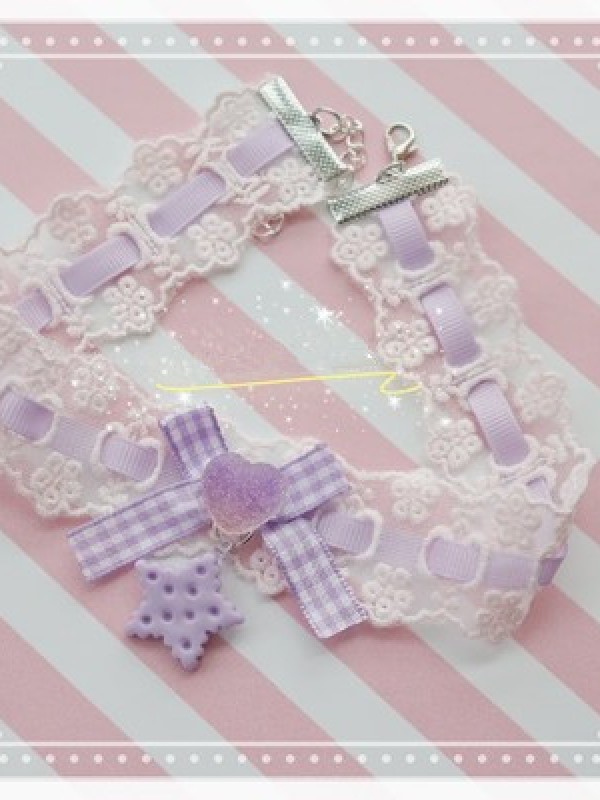 Lolita Bowknot Lace Choker