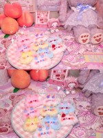 Cute Plush Bunny Lolita Hairpin