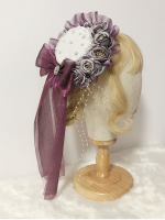 Flowers Elegant Lolita Mini Top Hat Flowers Elegant Lolita Mini Top Hat