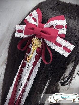 Long Ribbon Hair Clip