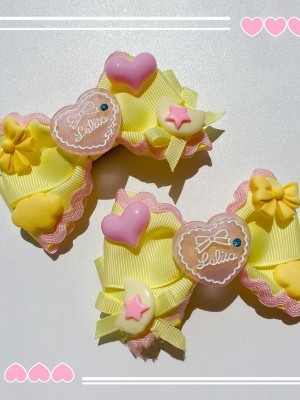 Lovely Lolita Heart Shaped Hair Clip