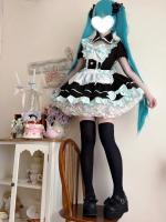 Sweet And Cute Black Short Maid Lolita Dress Sweet And Cute Black Short Maid Lolita Dress