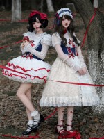 Sweet And Cute Lolita Dress Contrasting colors JSK Suspender Dress Sweet And Cute Lolita Dress Contrasting colors JSK Suspender Dress