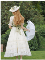 Sweet and Fresh Pastoral Style Printed OP Lolita Dress Sweet and Fresh Pastoral Style Printed OP Lolita Dress