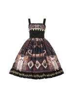 Sweet Retro Print JSK Suspender Dress Sweet Retro Print JSK Suspender Dress