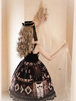 Sweet Retro Print JSK Suspender Dress Sweet Retro Print JSK Suspender Dress