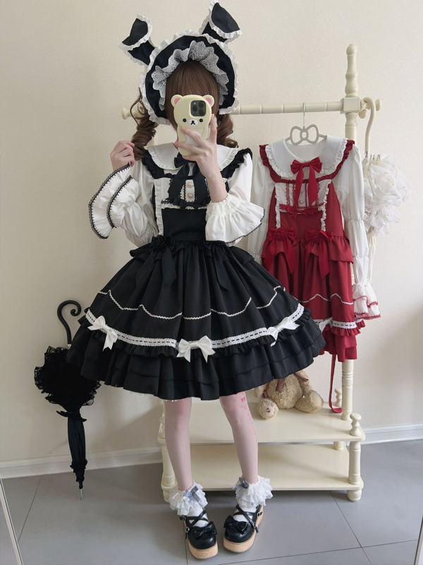Lolita Cake Group Cute JSK Suspender Dress Lolita Cake Group Cute JSK Suspender Dress