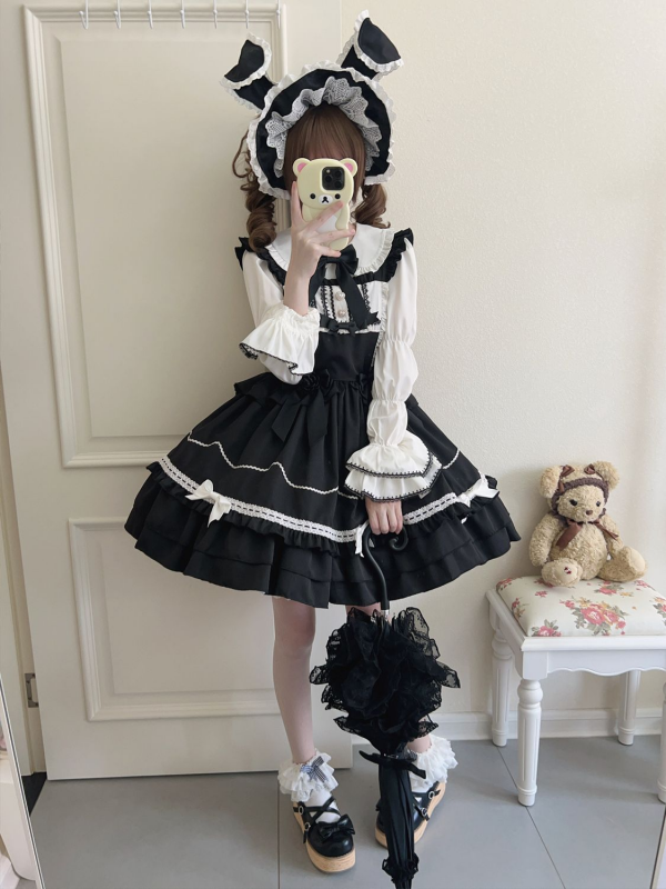 Lolita Cake Group Cute JSK Suspender Dress Lolita Cake Group Cute JSK Suspender Dress