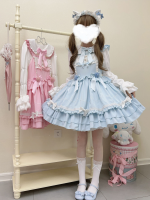 Lolita Cake Group Cute JSK Suspender Dress Lolita Cake Group Cute JSK Suspender Dress