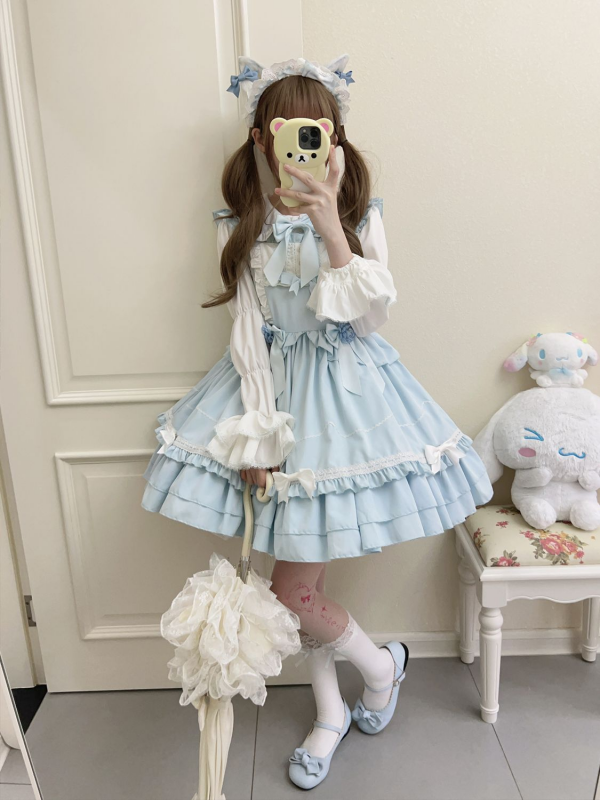 Lolita Cake Group Cute JSK Suspender Dress Lolita Cake Group Cute JSK Suspender Dress