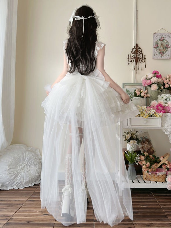 Lolita Ballet Style Bride JSK Suspender Dress Lolita Ballet Style Bride JSK Suspender Dress