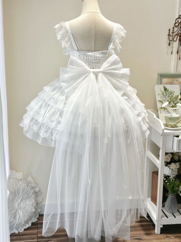Lolita Ballet Style Bride JSK Suspender Dress Lolita Ballet Style Bride JSK Suspender Dress