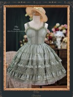 Sweet French Retro Lolita Elegant JSK Suspender Short Dress Sweet French Retro Lolita Elegant JSK Suspender Short Dress