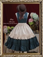 Sweet Retro Elegant French Girl JSK Suspender Dress Sweet Retro Elegant French Girl JSK Suspender Dress