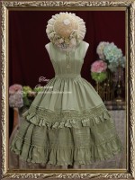 Sweet Retro Elegant French Girl JSK Suspender Dress Sweet Retro Elegant French Girl JSK Suspender Dress