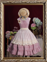 Sweet Retro Elegant French Girl JSK Suspender Dress Sweet Retro Elegant French Girl JSK Suspender Dress