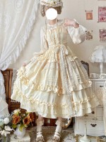 Long Lolita Skirt Sweet And Elegant JSK Suspender Dress Long Lolita Skirt Sweet And Elegant JSK Suspender Dress