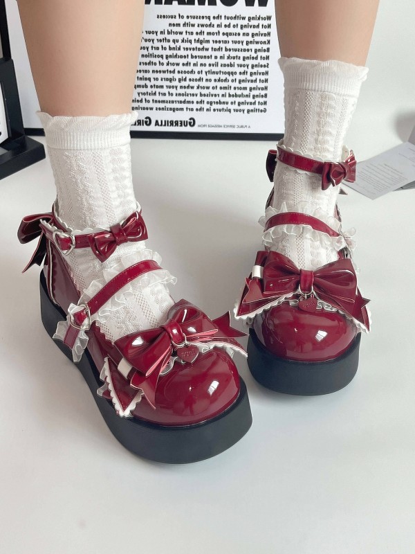 Sweet Bow Thick-soled Lolita Shoes Sweet Bow Thick-soled Lolita Shoes