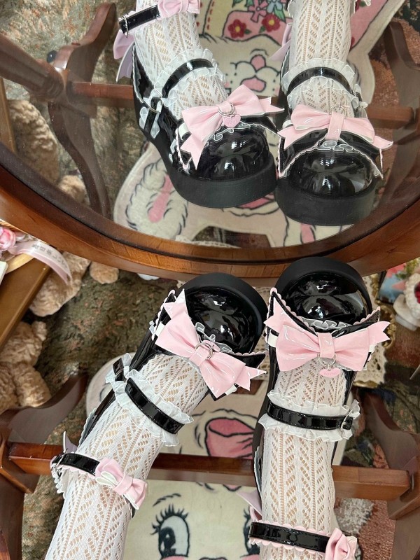 Sweet Bow Thick-soled Lolita Shoes Sweet Bow Thick-soled Lolita Shoes