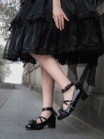 Sweet and Elegant Round Toe Mid-heel Lolita Shoes Sweet and Elegant Round Toe Mid-heel Lolita Shoes