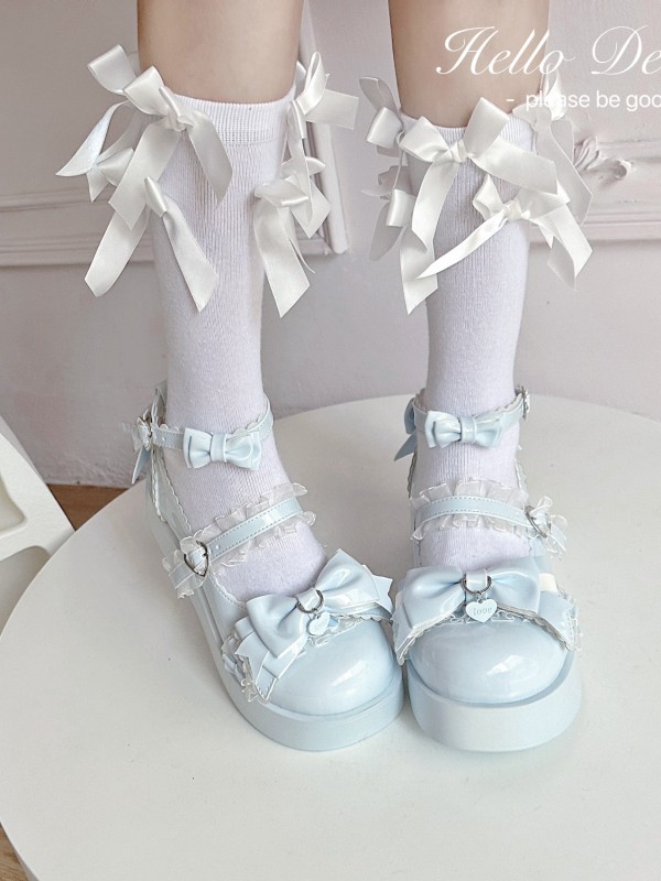 Sweet Bow Thick-soled Lolita Shoes Sweet Bow Thick-soled Lolita Shoes