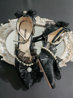Elegant Lace Pointed Lolita Shoes Elegant Lace Pointed Lolita Shoes