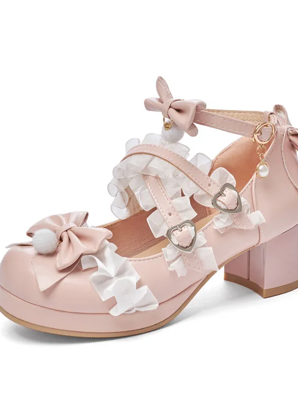 Sweet and Cute Lolita Shoes JK Shoes Sweet and Cute Lolita Shoes JK Shoes