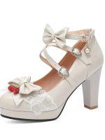 Sweet and Cute Round-toe Lolita Shoes JK Shoes Sweet and Cute Round-toe Lolita Shoes JK Shoes