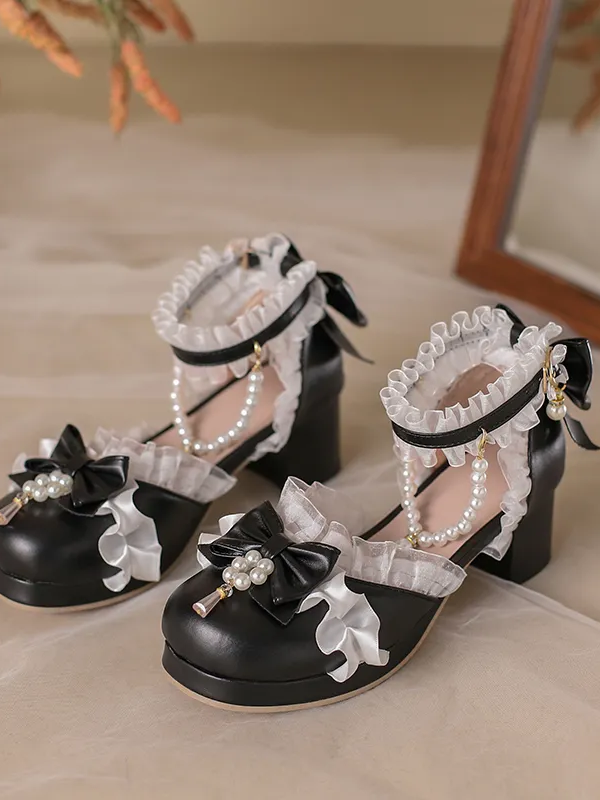 Sweet and Lovely Light Bride Lolita Shoes Sweet and Lovely Light Bride Lolita Shoes