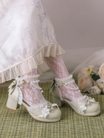 Sweet and Lovely Light Bride Lolita Shoes Sweet and Lovely Light Bride Lolita Shoes