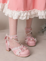 Sweet and Lovely Light Bride Lolita Shoes Sweet and Lovely Light Bride Lolita Shoes