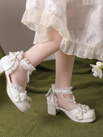 Sweet and Lovely Light Bride Lolita Shoes Sweet and Lovely Light Bride Lolita Shoes