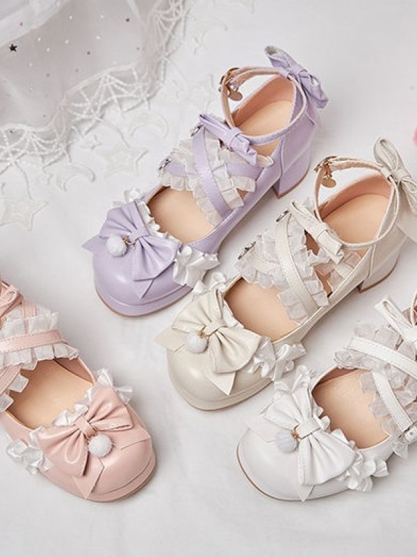 Sweet and Cute Lolita Shoes JK Shoes Sweet and Cute Lolita Shoes JK Shoes