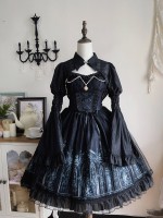 Sweet Gothic Lolita Dress Dark Style JSK Printed Dress Sweet Gothic Lolita Dress Dark Style JSK Printed Dress