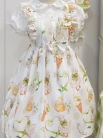 Butterfly Embroidery Doll Collar Cute Lolita Blouse Butterfly Embroidery Doll Collar Cute Lolita Blouse