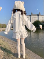 Sweet Lolita Inner Shirt Doll Collar Long Sleeve Blouse Sweet Lolita Inner Shirt Doll Collar Long Sleeve Blouse