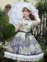 Sweet Lolita Dress Printed Elegant Lace Dress Sweet Lolita Dress Printed Elegant Lace Dress