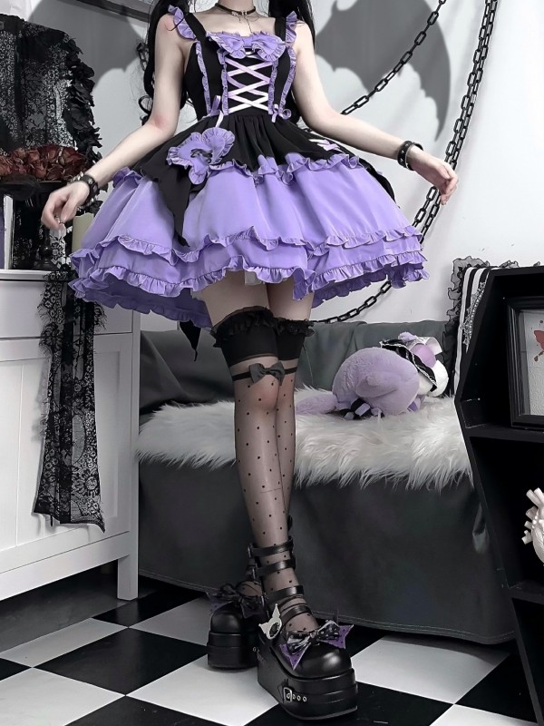 Lolita Dress Halloween Little Witch Lolita JSK Suspender Dress Lolita Dress Halloween Little Witch Lolita JSK Suspender Dress