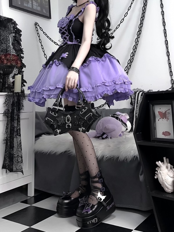 Lolita Dress Halloween Little Witch Lolita JSK Suspender Dress Lolita Dress Halloween Little Witch Lolita JSK Suspender Dress