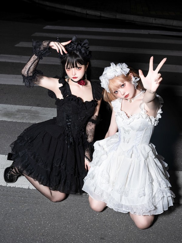Black Sweet Princess Dress Lolita Suit Suspender Dress Black Sweet Princess Dress Lolita Suit Suspender Dress