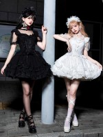 Black Sweet Princess Dress Lolita Suit Suspender Dress Black Sweet Princess Dress Lolita Suit Suspender Dress