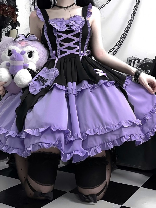 Lolita Dress Halloween Little Witch Lolita JSK Suspender Dress Lolita Dress Halloween Little Witch Lolita JSK Suspender Dress