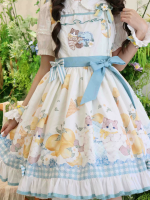 Sweet and Cute Lolita Dress With Printed Suspenders Sweet and Cute Lolita Dress With Printed Suspenders