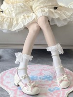 Low Heel Flat Round Toe Cute Sweet Lolita Shoes Low Heel Flat Round Toe Cute Sweet Lolita Shoes