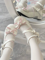 Low Heel Flat Round Toe Cute Sweet Lolita Shoes Low Heel Flat Round Toe Cute Sweet Lolita Shoes