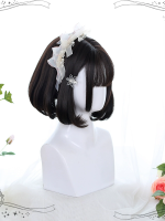 Soft Lolita Short Hair With Air Bangs Bob Wig Soft Lolita Short Hair With Air Bangs Bob Wig