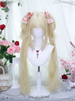 Golden Sweet Cute Lolita Princess Cut Double Ponytail Wig Golden Sweet Cute Lolita Princess Cut Double Ponytail Wig