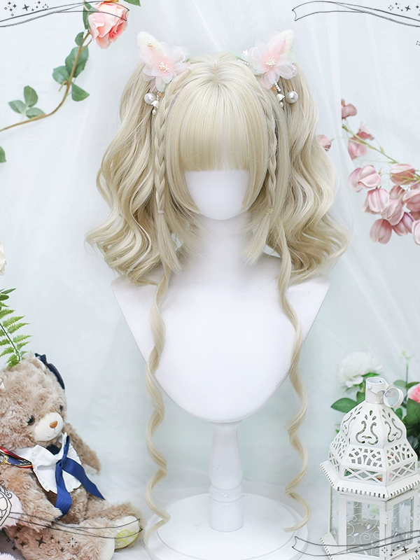 Sweet Lolita Wig Cute Double Ponytail JK Short Hair Wig Sweet Lolita Wig Cute Double Ponytail JK Short Hair Wig