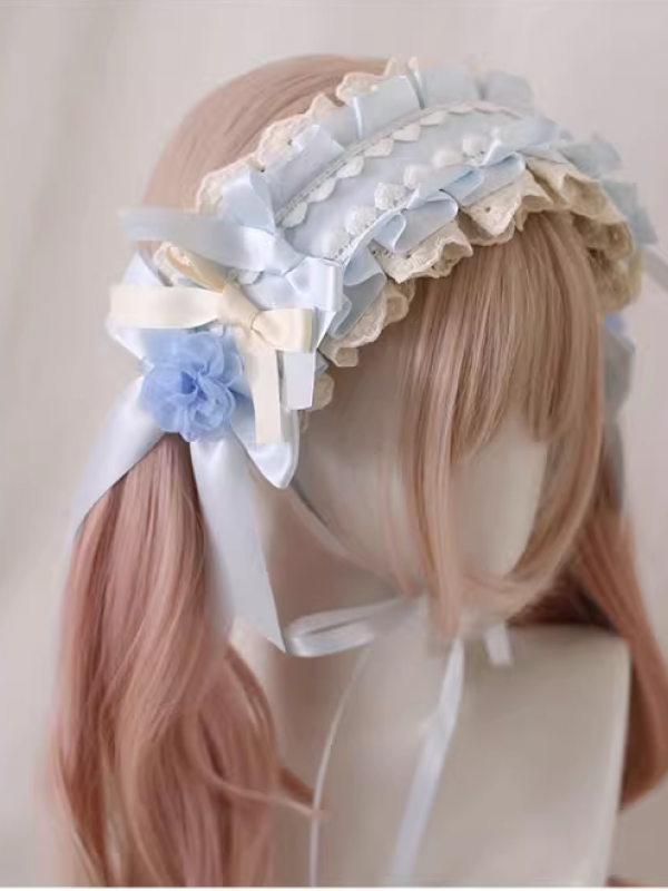 Lolita Bow Elegant Doll Sense Hair Band KC Hairpin Lolita Bow Elegant Doll Sense Hair Band KC Hairpin