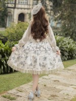 Sweet and Elegant Printed Lolita JSK Suspender Dress Sweet and Elegant Printed Lolita JSK Suspender Dress